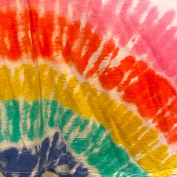 2X Rainbow tie-dye tee by Talbots - Picture 3 of 5